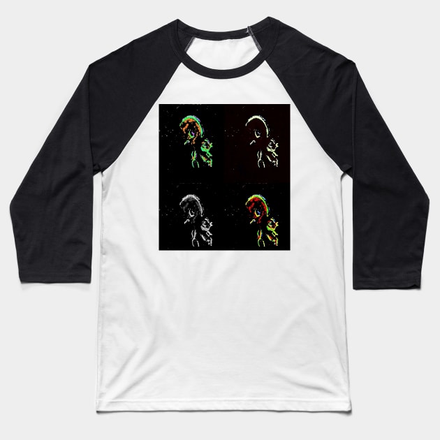 MyFirstCthulhu Glowy Squad Baseball T-Shirt by Zenanigans